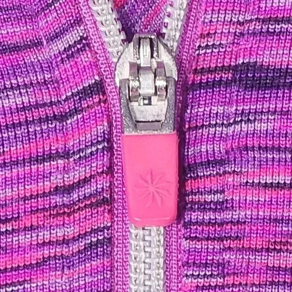 Athleta Women's Pullover Half-zip Small Pink Purple Poly Spandex LS Run Crossfit - Picture 4 of 16